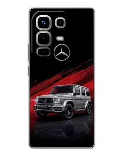 Чохол для Infinix Note 50 з картинкою «Mercedes G-Class червоний»