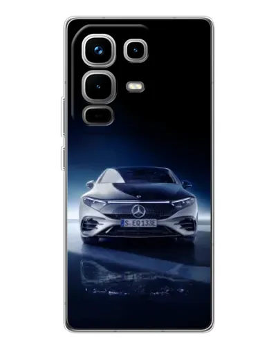Чохол для Infinix Note 50 з картинкою «Нічний Mercedes EQ» Чохол для Infinix Note 50 з картинкою «Нічний Mercedes EQ»