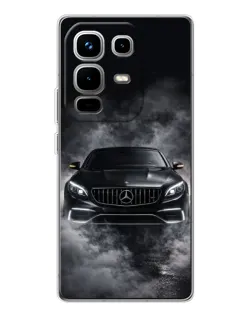 Чохол для Infinix Note 50 з картинкою «Mercedes у диму»