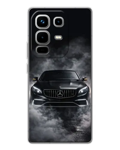 Чохол для Infinix Note 50 з картинкою «Mercedes у диму» Чохол для Infinix Note 50 з картинкою «Mercedes у диму»