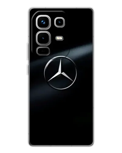 Чехол для Infinix Note 50 с картинкой «Mercedes на металле» Чехол для Infinix Note 50 с картинкой «Mercedes на металле»