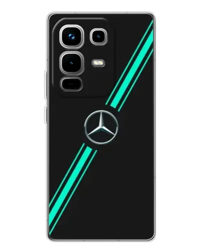 Чехол для Infinix Note 50 с картинкой «Спортивные линии Mercedes» Чехол для Infinix Note 50 с картинкой «Спортивные линии Mercedes»