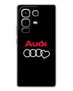 Чохол для Infinix Note 50 з картинкою «Логотип Audi Heart»