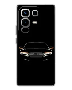 Чохол для Infinix Note 50 з картинкою «Audi — нічний контур»