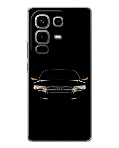 Чохол для Infinix Note 50 з картинкою «Audi — нічний контур»