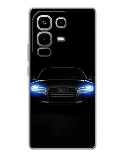 Чохол для Infinix Note 50 з картинкою «Audi в неоні»