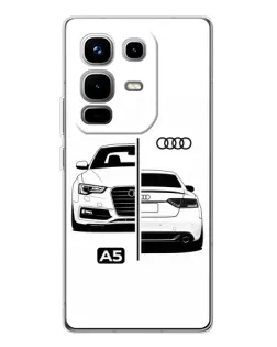 Чохол для Infinix Note 50 з картинкою «Audi — контрастний дизайн»