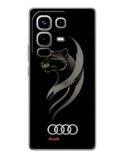 Чохол для Infinix Note 50 з картинкою «Графіка — пантера та Audi»