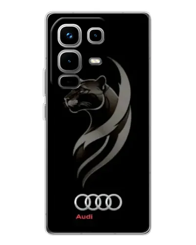 Чохол для Infinix Note 50 з картинкою «Графіка — пантера та Audi»