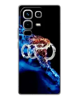 Чохол для Infinix Note 50 з картинкою «Енергія лого Audi»