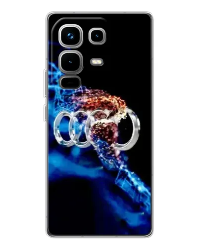 Чохол для Infinix Note 50 з картинкою «Енергія лого Audi»