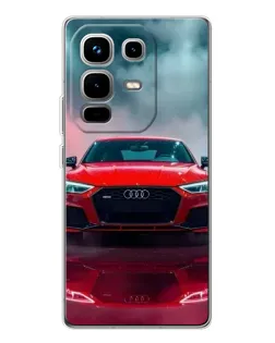 Чохол для Infinix Note 50 з картинкою «Audi RS — червоний стиль»