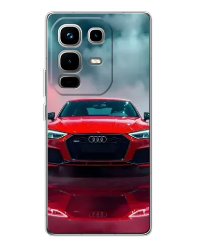 Чохол для Infinix Note 50 з картинкою «Audi RS — червоний стиль»