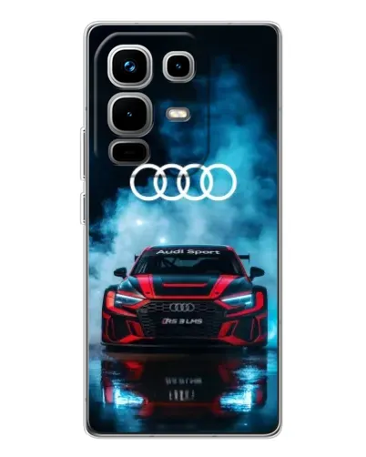 Чохол для Infinix Note 50 з картинкою «Audi Sport — неон»