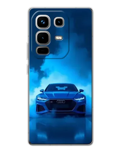 Чохол для Infinix Note 50 з картинкою «Audi — блакитна енергія»