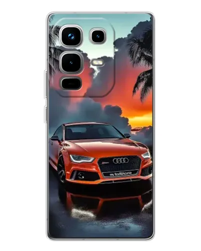 Чохол для Infinix Note 50 з картинкою «Audi — захід сонця»
