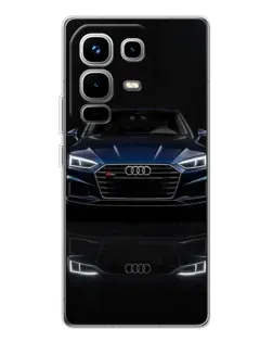 Чохол для Infinix Note 50 з картинкою «Audi — нічне відображення»