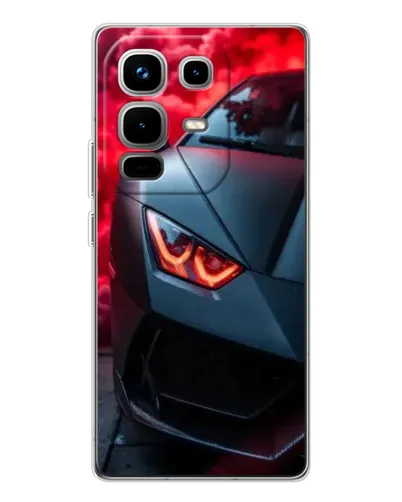 Чохол для Infinix Note 50 з картинкою «Lamborghini червоне сяйво»