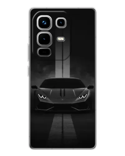 Чохол для Infinix Note 50 з картинкою «Lamborghini симетрія доріг»