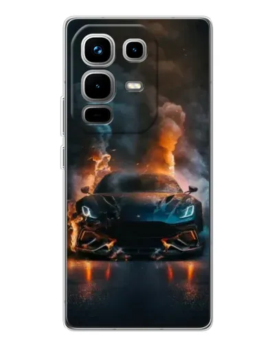 Чохол для Infinix Note 50 з картинкою «Lamborghini димна естетика»