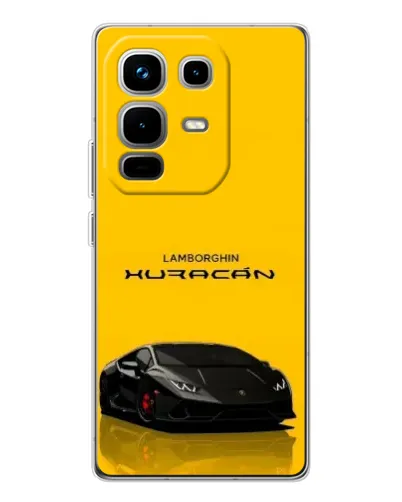 Чохол для Infinix Note 50 з картинкою «Lamborghini Huracan чорний»