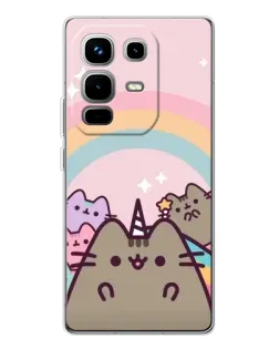 Чехол для Infinix Note 50 с картинкой «Единорог Pusheen»