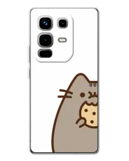 Чехол для Infinix Note 50 с картинкой «Пушин с печеньем»