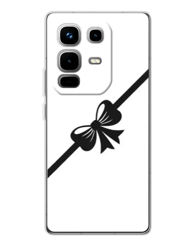 Чехол для Infinix Note 50 с картинкой «Диагональный бант» Чехол для Infinix Note 50 с картинкой «Диагональный бант»