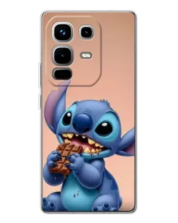Чохол для Infinix Note 50 з картинкою «Стіч їсть шоколад» Чохол для Infinix Note 50 з картинкою «Стіч їсть шоколад»