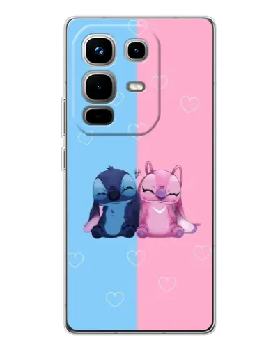 Чохол для Infinix Note 50 з картинкою «Stitch та Angel Love» Чохол для Infinix Note 50 з картинкою «Stitch та Angel Love»