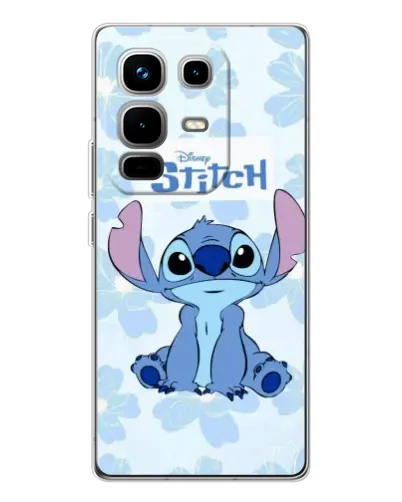 Чохол для Infinix Note 50 з картинкою «Stitch серед квітів» Чохол для Infinix Note 50 з картинкою «Stitch серед квітів»