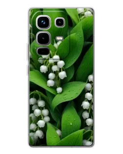 Чохол для Infinix Note 50 з картинкою «Конвалії в зелені»