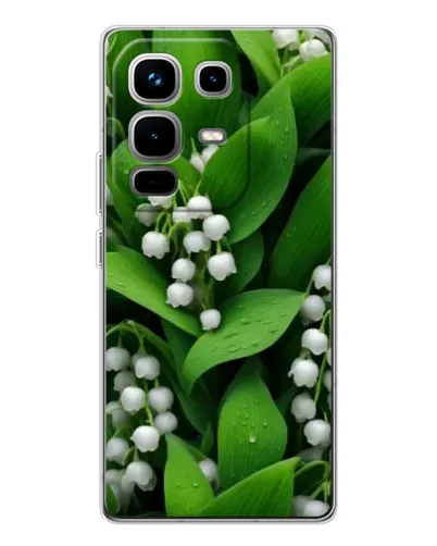 Чохол для Infinix Note 50 з картинкою «Конвалії в зелені» Чохол для Infinix Note 50 з картинкою «Конвалії в зелені»