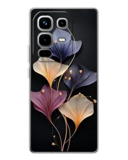 Чохол для Infinix Note 50 з картинкою «Лілові квіти грації»