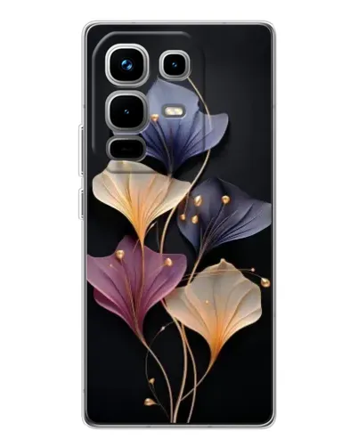 Чохол для Infinix Note 50 з картинкою «Лілові квіти грації» Чохол для Infinix Note 50 з картинкою «Лілові квіти грації»