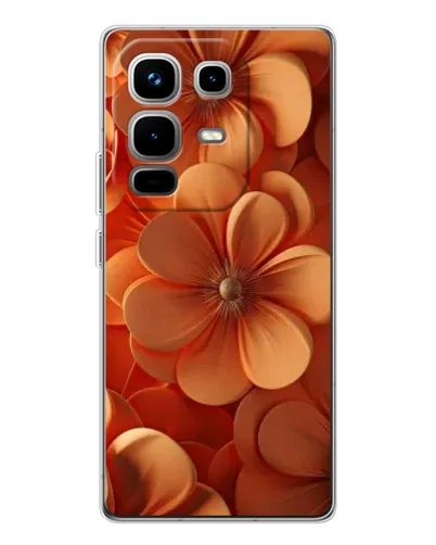 Чохол для Infinix Note 50 з картинкою «Помаранчева макро квітка» Чохол для Infinix Note 50 з картинкою «Помаранчева макро квітка»