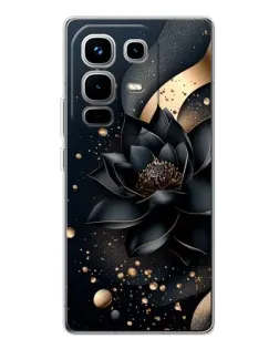 Чохол для Infinix Note 50 з картинкою «Чорний лотос»