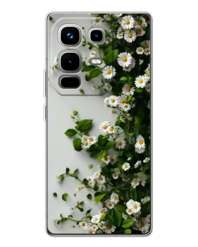 Чохол для Infinix Note 50 з картинкою «Гілка дрібних білих квітів» Чохол для Infinix Note 50 з картинкою «Гілка дрібних білих квітів»