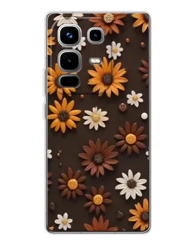 Чохол для Infinix Note 50 з картинкою «Візерунок з маленьких соняшників» Чохол для Infinix Note 50 з картинкою «Візерунок з маленьких соняшників»