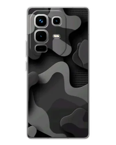 Чохол для Infinix Note 50 з картинкою «Темний абстрактний камуфляж» Чохол для Infinix Note 50 з картинкою «Темний абстрактний камуфляж»