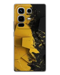 Чохол для Infinix Note 50 з картинкою «Золоті уламки геометрії»