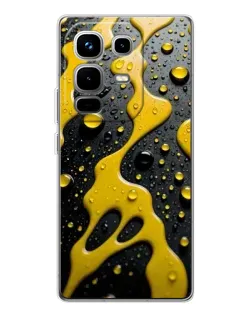 Чохол для Infinix Note 50 з картинкою «Рідке жовте золото»