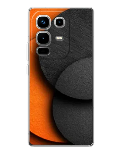 Чохол для Infinix Note 50 з картинкою «Геометрія помаранчевих кіл» Чохол для Infinix Note 50 з картинкою «Геометрія помаранчевих кіл»
