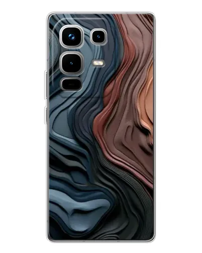 Чохол для Infinix Note 50 з картинкою «Кольорові хвилі каньйону» Чохол для Infinix Note 50 з картинкою «Кольорові хвилі каньйону»