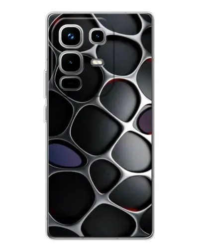 Чохол для Infinix Note 50 з картинкою «Об'ємна темна решітка» Чохол для Infinix Note 50 з картинкою «Об'ємна темна решітка»
