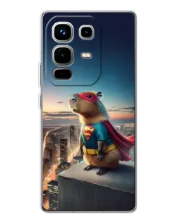 Чохол для Infinix Note 50 з картинкою «Капі-мен супергерой»