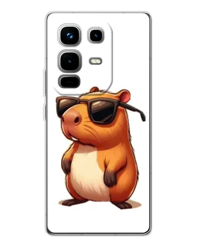 Чохол для Infinix Note 50 з картинкою «Капібара в окулярах» Чохол для Infinix Note 50 з картинкою «Капібара в окулярах»