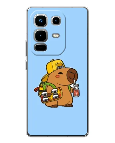 Чохол для Infinix Note 50 з картинкою «Капібара на скейті» Чохол для Infinix Note 50 з картинкою «Капібара на скейті»