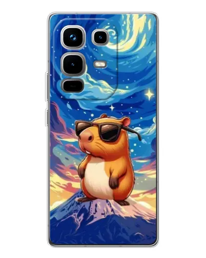 Чохол для Infinix Note 50 з картинкою «Капібара Ван Гога» Чохол для Infinix Note 50 з картинкою «Капібара Ван Гога»