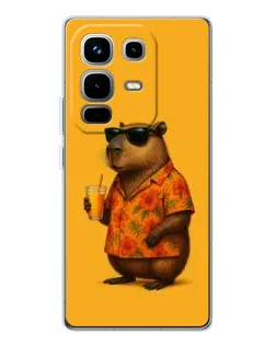 Чохол для Infinix Note 50 з картинкою «Капібара на відпочинку»